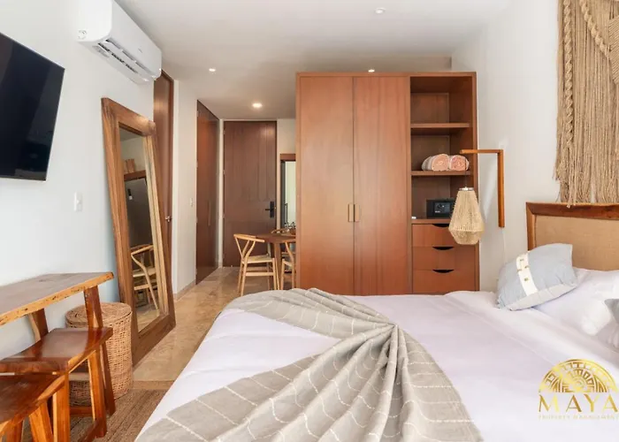 Сasa de vacaciones Nhoa 209b Lux 1br Pool View In Aldea Zama Tulum