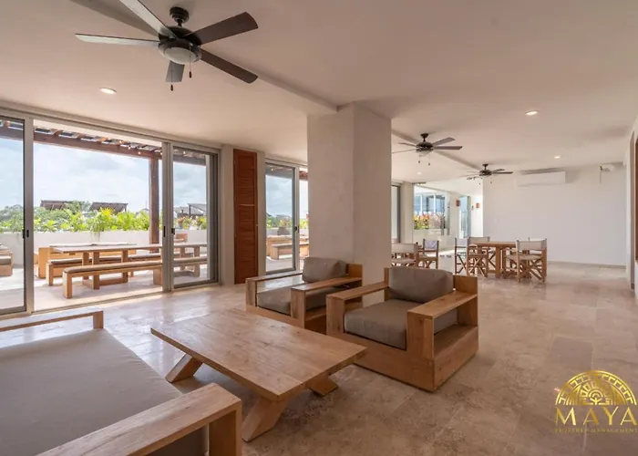 Сasa de vacaciones Nhoa 209b Lux 1br Pool View In Aldea Zama